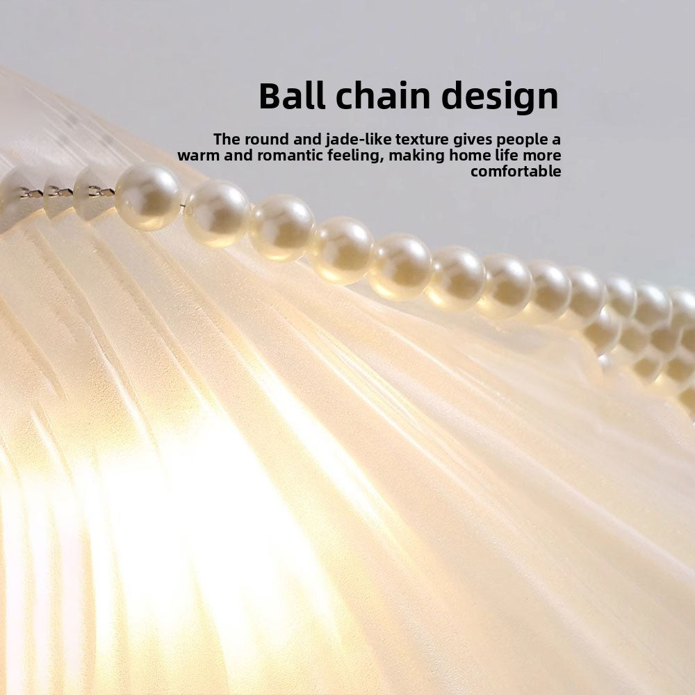 Shell Light French Style Bedroom Pendant Lamp