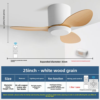 Minimalist Style Smart Ceiling Fan