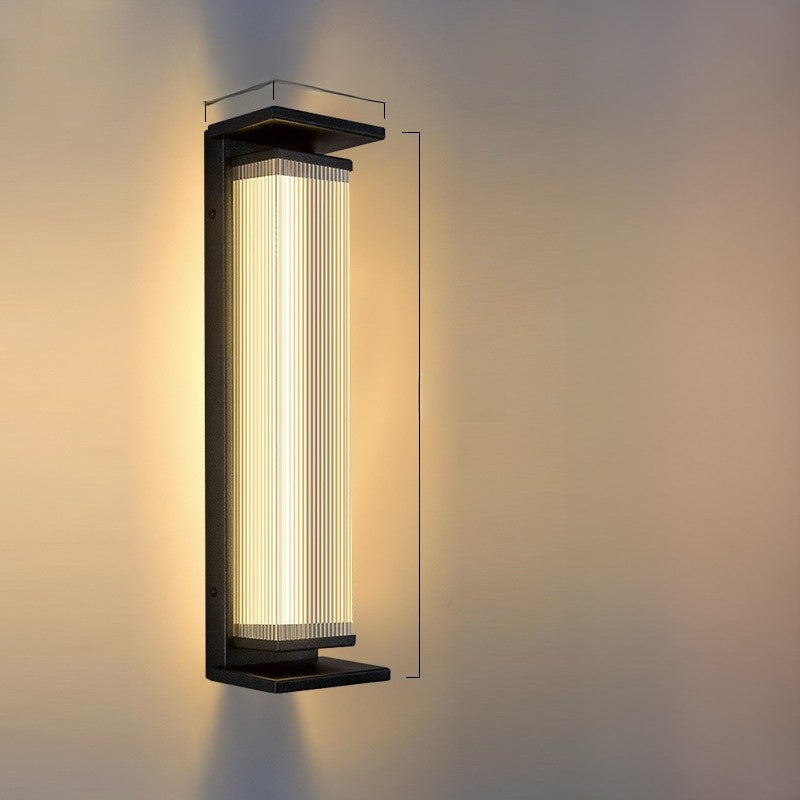 Outdoor Waterproof Block Wall Lamp