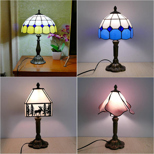 Tiffany Stained Glass Table Lamp