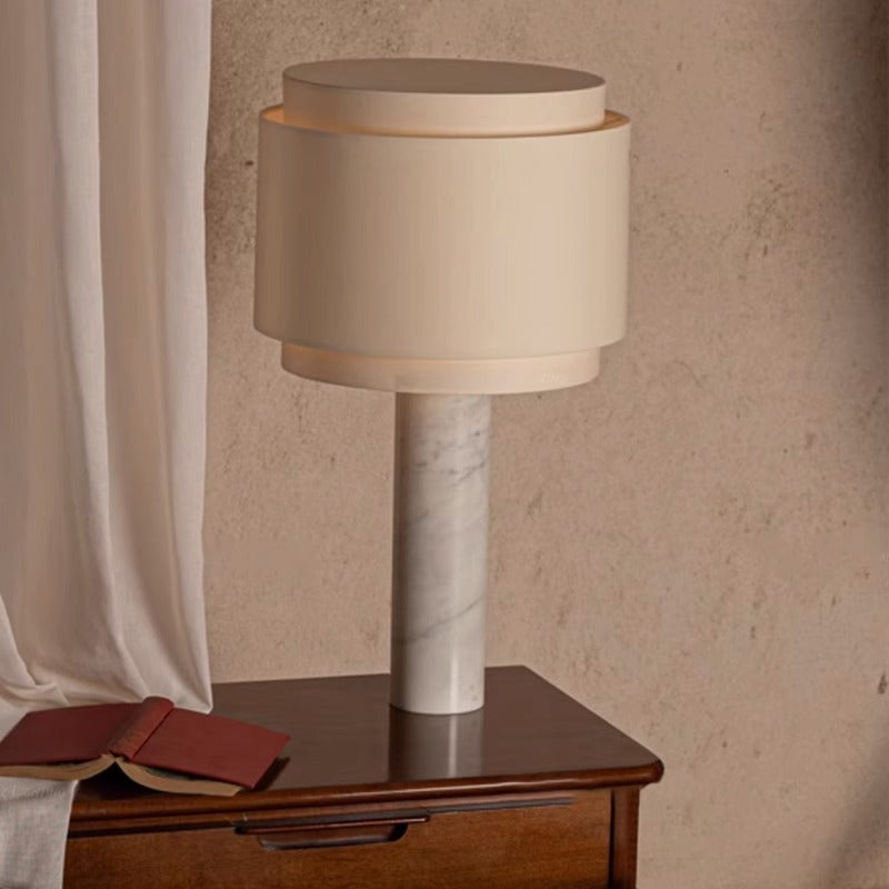Marble Finish Table Lamp