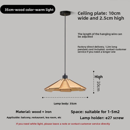 Wooden Hanging Lighting for Bar And Home