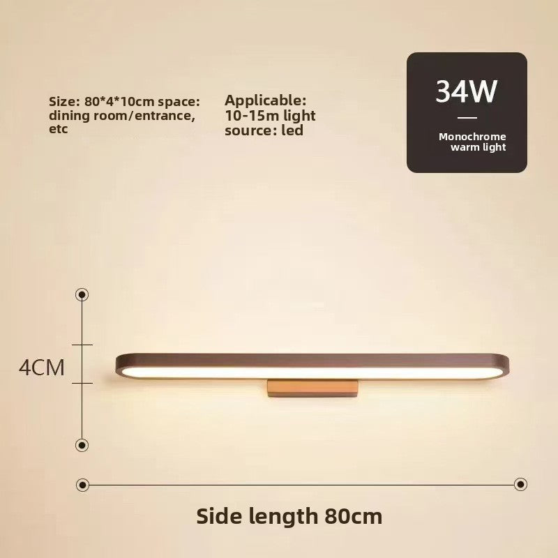 Minimalist Mirror Front Light with Adjustable Illumination