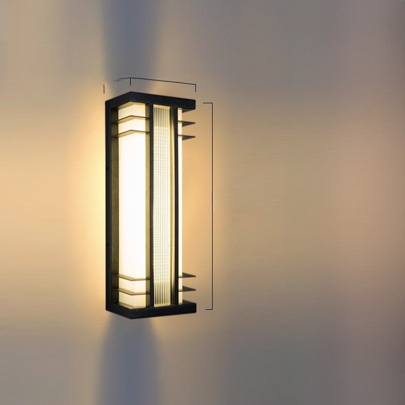 Outdoor Waterproof Block Wall Lamp