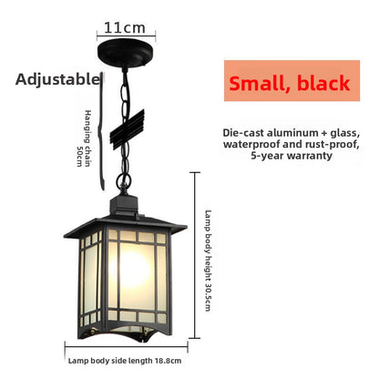 Chinese Style Outdoor Garden Pendant Light