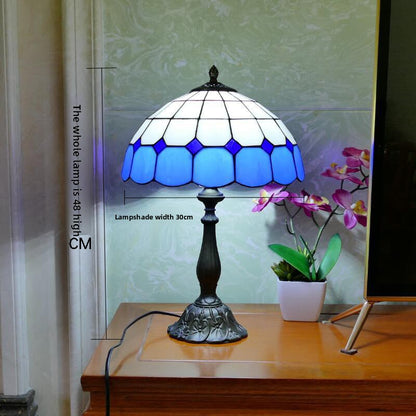 Tiffany Stained Glass Table Lamp