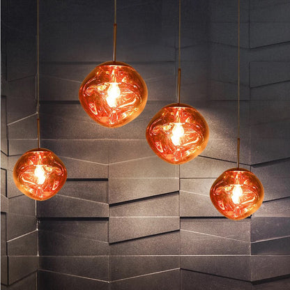 Glass Asymmetric Ceiling Lights