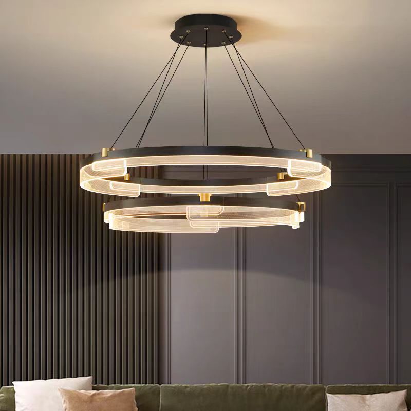 Minimalist Nordic Circular LED Pendant Light
