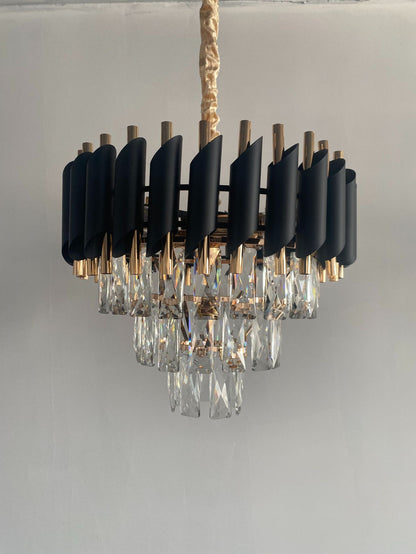 Vintage Elegant Crystal Chandelier