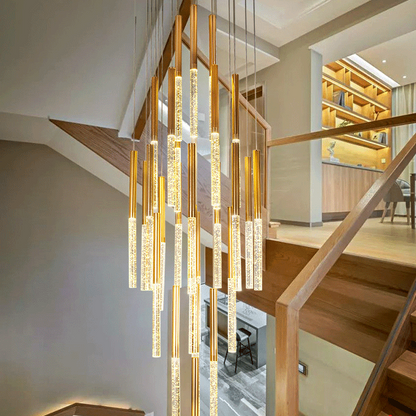Modern Crystal Staircase Chandelier Lighting