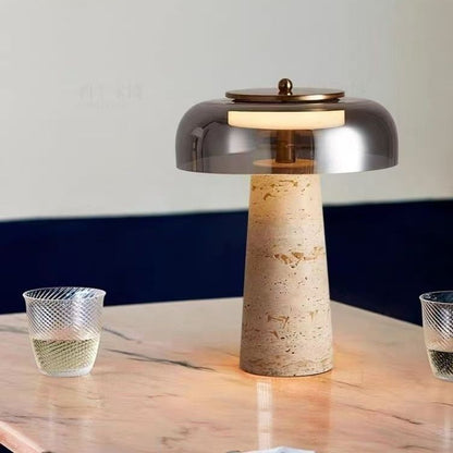 Nordic Stone Table Lamp with Adjustable Lighting