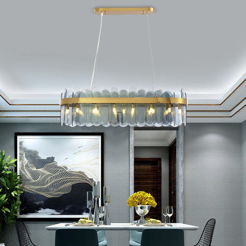 Minimalist Glass Chandelier
