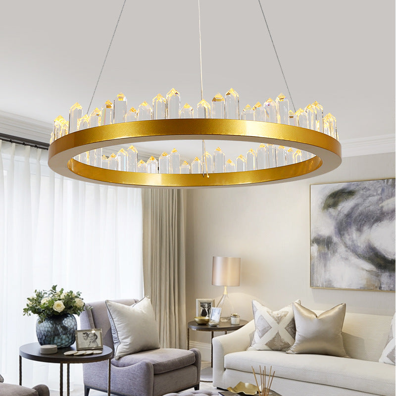 Wave-like Modern Crystal Chandelier