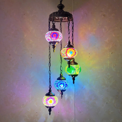 Mosaic Glass Ceiling Lighting