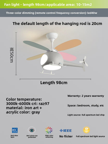 Smart Fan Light For Children Room