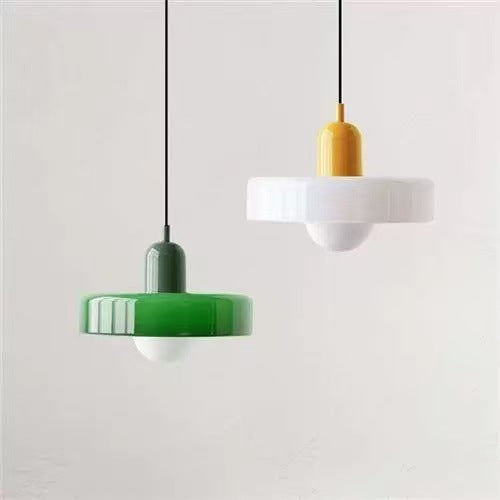 Nordic Glass Pendant Light Adjustable Hanging Lamp