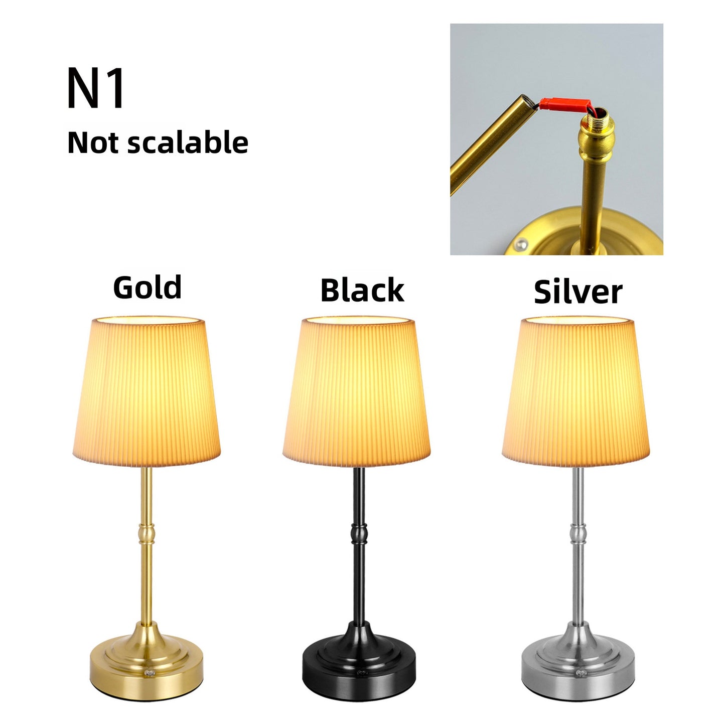 Touch Control Rechargeable LED Table Lamp