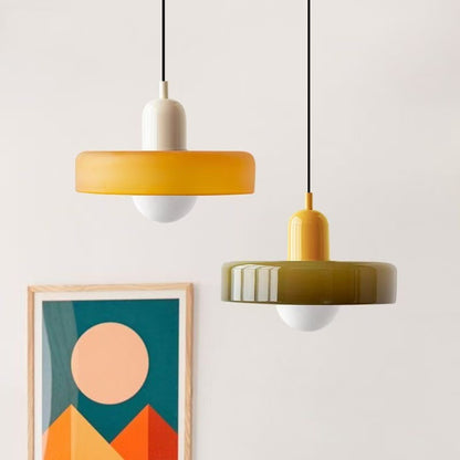 Nordic Glass Pendant Light Adjustable Hanging Lamp