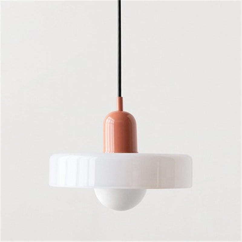 Nordic Glass Pendant Light Adjustable Hanging Lamp