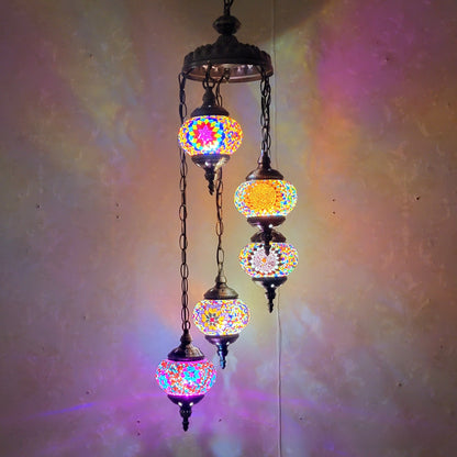 Mosaic Glass Ceiling Lighting