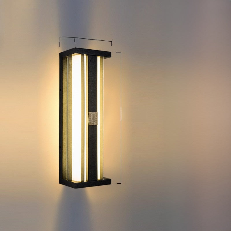 Outdoor Waterproof Block Wall Lamp