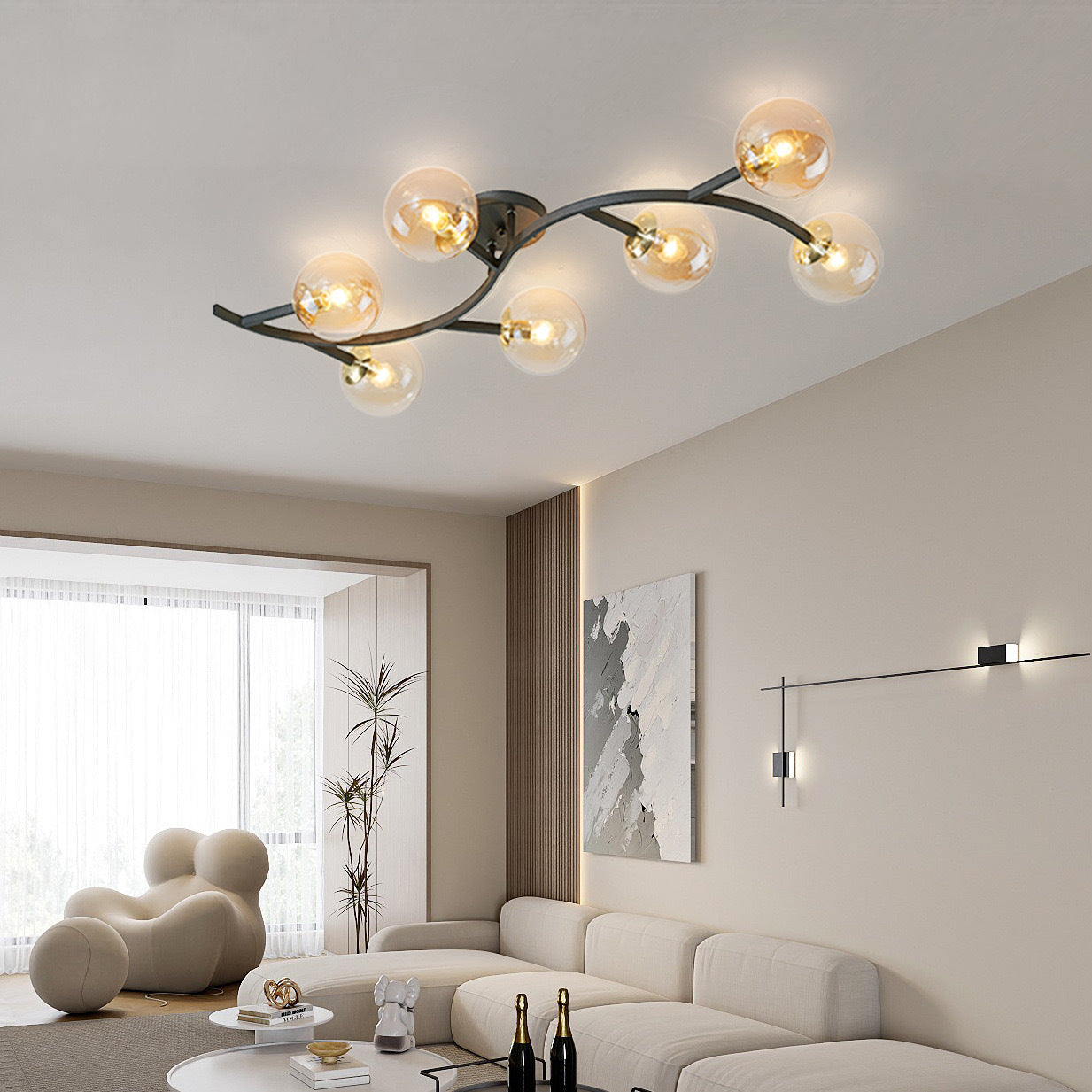 Modern Nordic-Style Ceiling Light