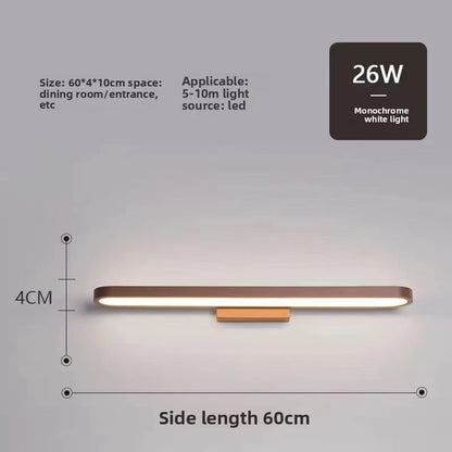 Minimalist Mirror Front Light with Adjustable Illumination