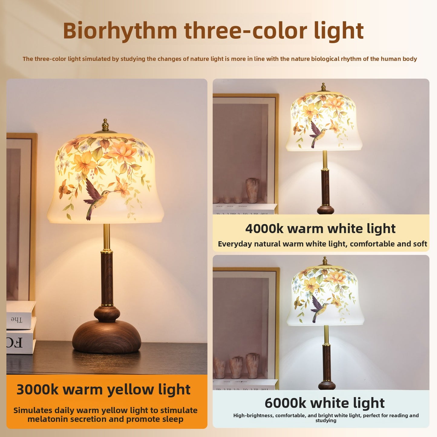 Medieval Style Dimmable Table Lamp