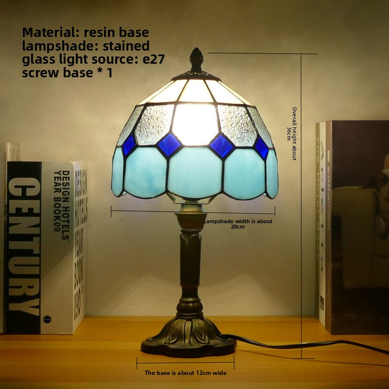 Tiffany Stained Glass Table Lamp