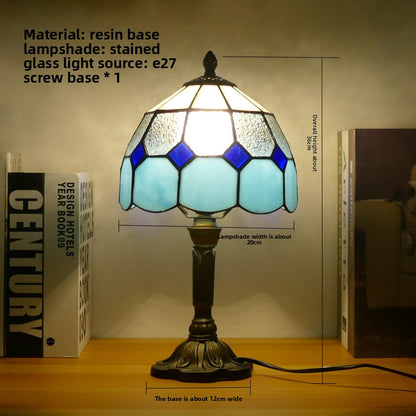 Tiffany Stained Glass Table Lamp