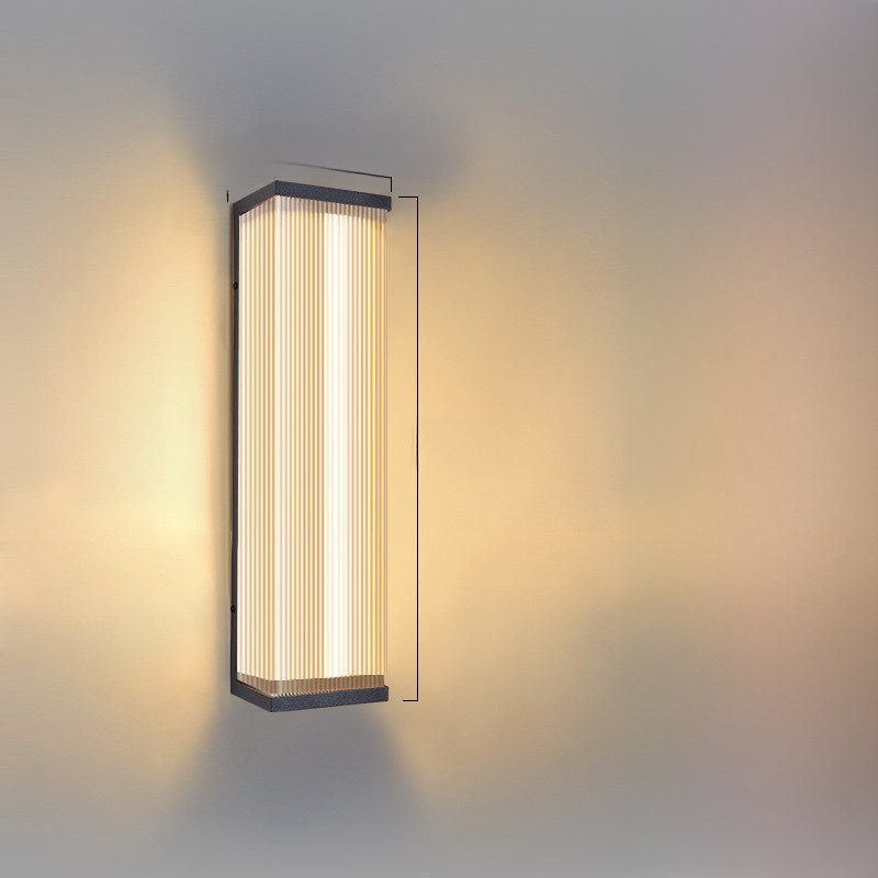 Outdoor Waterproof Block Wall Lamp