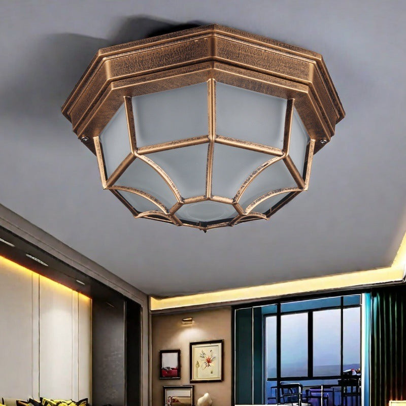Retro Waterproof LED Ceiling Light for Outdoor