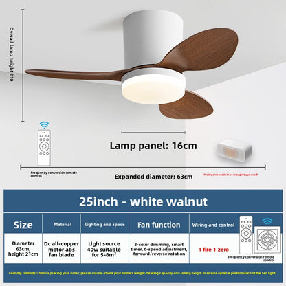 Minimalist Style Smart Ceiling Fan