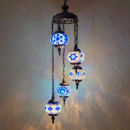 Mosaic Glass Ceiling Lighting