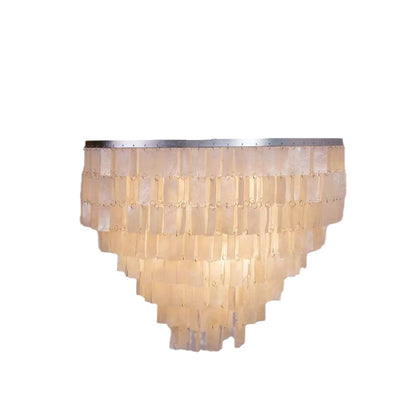 Vintage Heart Shell Chandelier for Home Lighting