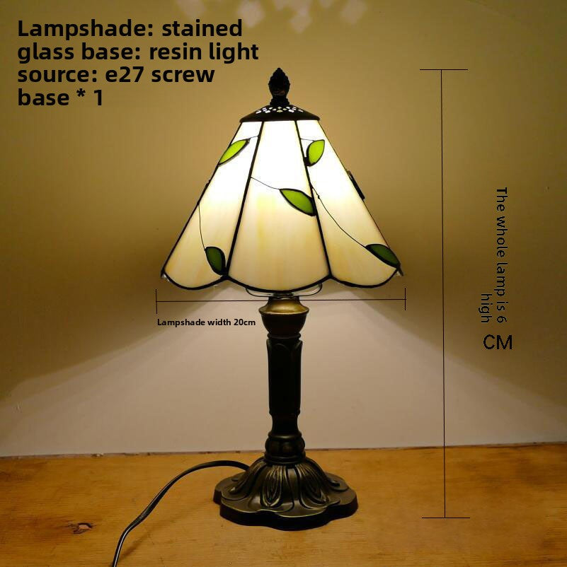 Tiffany Stained Glass Table Lamp