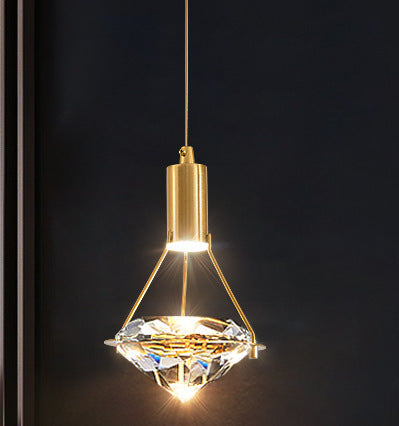 Diamond Crystal LED Ceiling Lamps