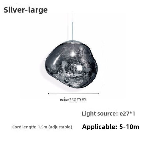 Glass Asymmetric Ceiling Lights