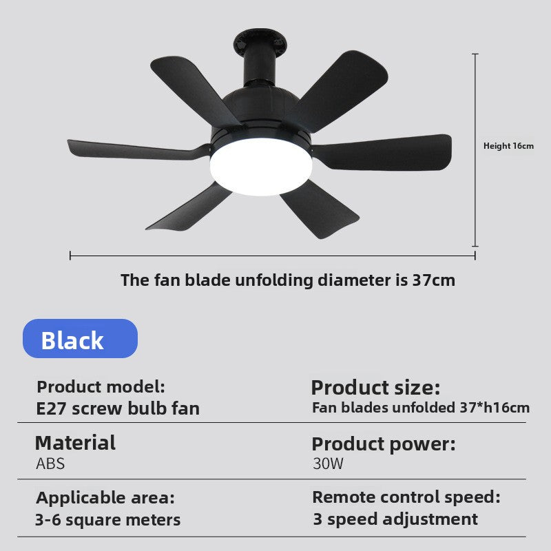 Ceiling Fan Light with Remote and Dimmable Lighting