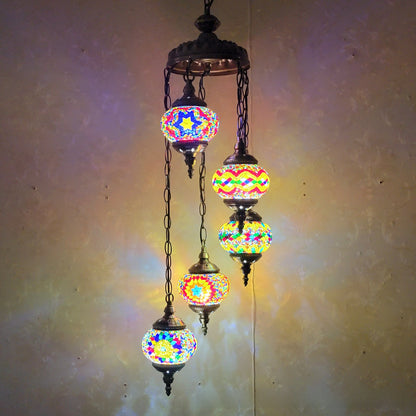 Mosaic Glass Ceiling Lighting