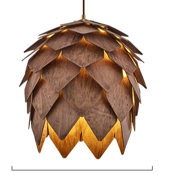 Scandinavian Wooden Pine Cone Ceiling Lights