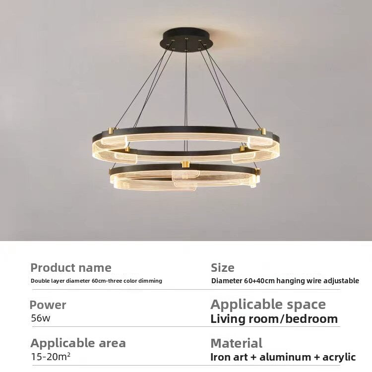 Minimalist Nordic Circular LED Pendant Light