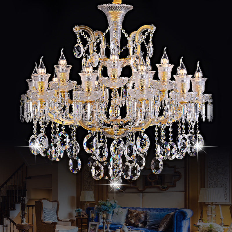 European Crystal Luxury Chandelier For Living Room