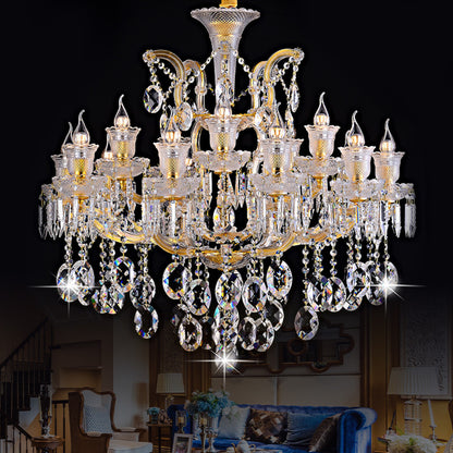 European Crystal Luxury Chandelier For Living Room