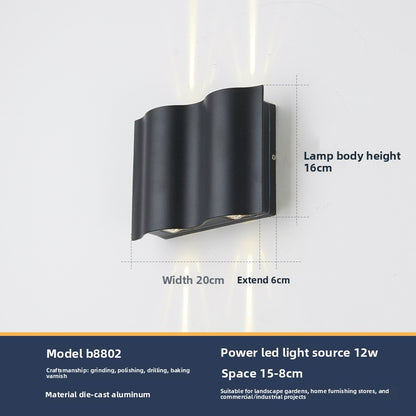 Aluminum Waterproof Outdoor Wall Light