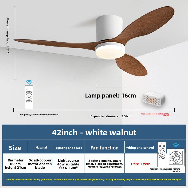 Minimalist Style Smart Ceiling Fan