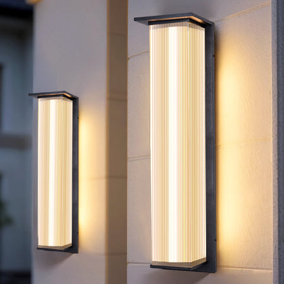 Outdoor Waterproof Block Wall Lamp