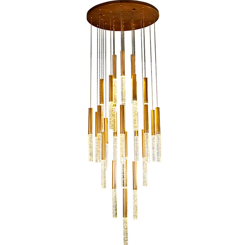 Modern Crystal Staircase Chandelier Lighting