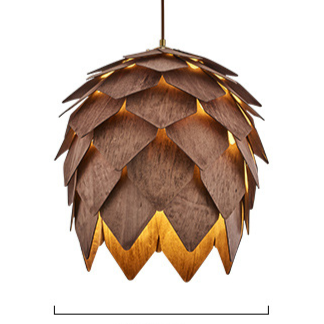 Scandinavian Wooden Pine Cone Ceiling Lights