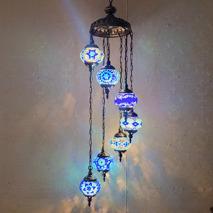 Mosaic Glass Ceiling Lighting